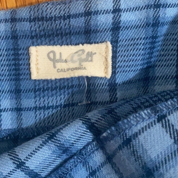 Brandy Melville blue plaid pencil skirt - Picture 2 of 2